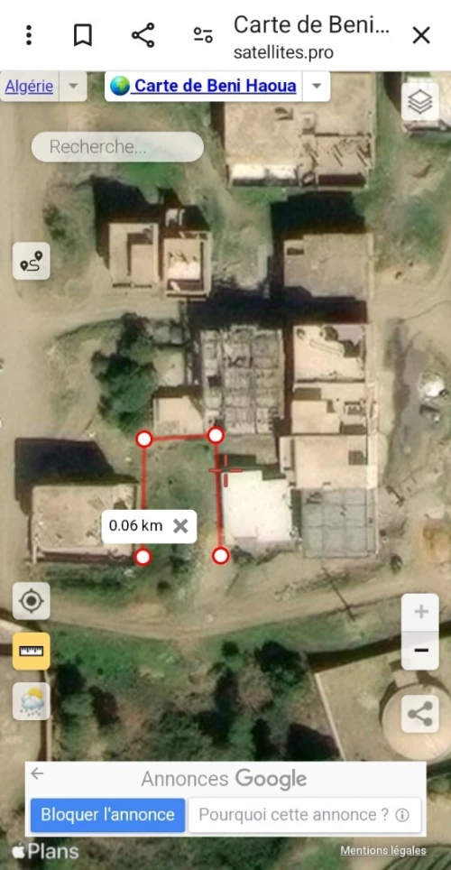 Vente Terrain Chlef Beni haoua