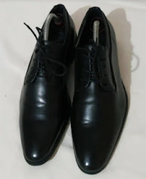Paire de chaussures homme très peux porté en véritable cuir 100%