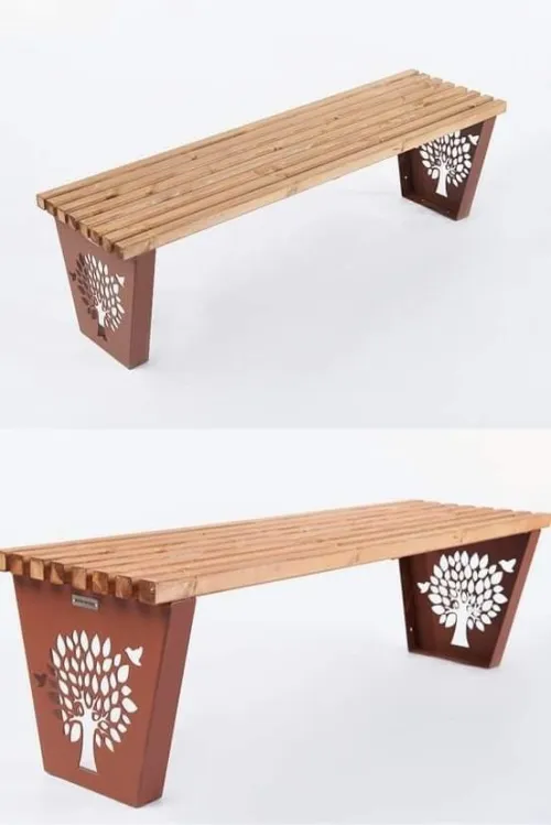 Poubelle Banc public