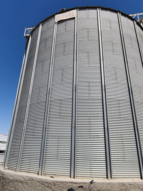 Silo de 1000 Tonnes 14 mètre de diamètre a fond plat de Marque OBIAL