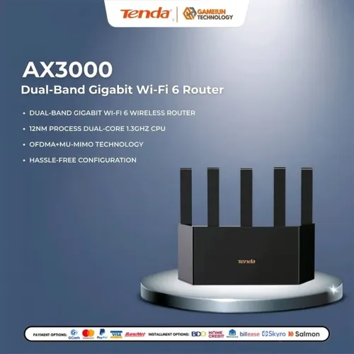 Tenda ax3000 wifi 6