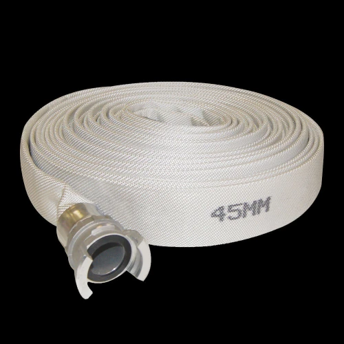 Tuyau d'Incendie Rouge/Blanc (GOMTEX) DN45|65-70|100mm 16Bar (Anti-incednie)