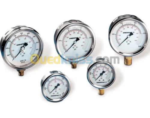 Manomètre sec - Manomètre glycérine en inox - Raccord vertical-Horizontal (DN63-DN100)