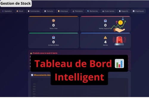 برنامج إدارة المخزون و المبيعات | Gestion Stock & Ventes pour Commerçants
