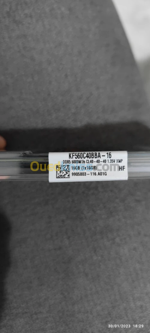 RAM KINGSTON FURY 16G DDR 5 6000 MHZ RGB