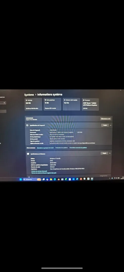 Lenovo légion 5 pro rtx 3070