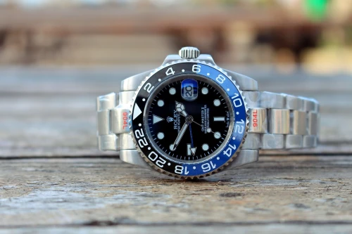 Montres pour hommes PROMOTIONS / SOLDES: ROLEX GMT MASTER 2 BATMAN