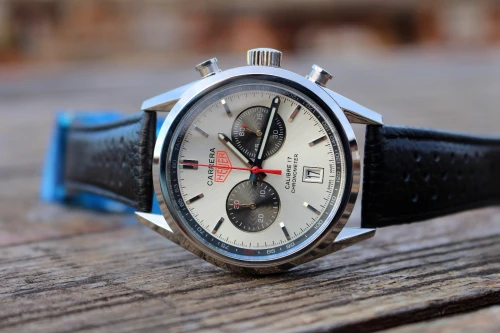  Montres pour hommes TAG HEUER Carrera Calibre 17 Blanche