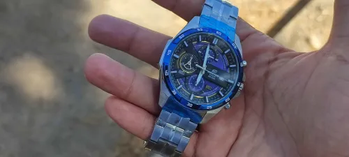 Montres CASIO EFR-556DB-2 Blue/acier