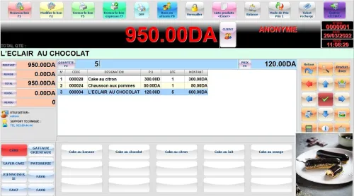 Logiciel de gestion de patisserie
