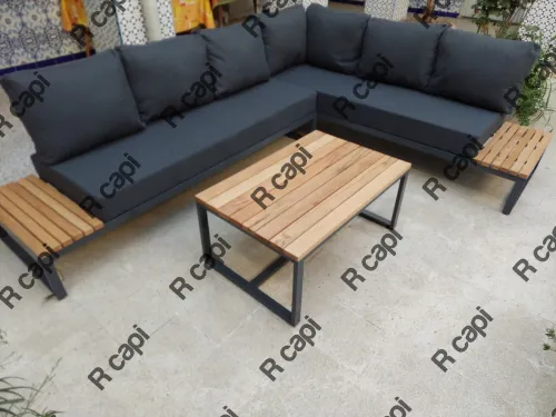 Salon L jardin extérieur 