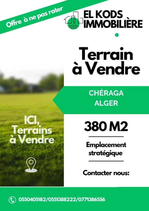 Vente Terrain Alger Cheraga