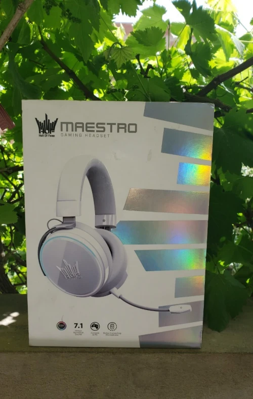 Casque Gaming 7.1 RGB White Maestro Hall of fame