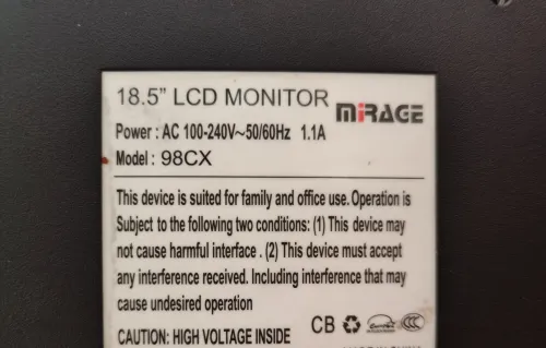 Bon la feeer Écran de pc MiRAGE la feeer VGA