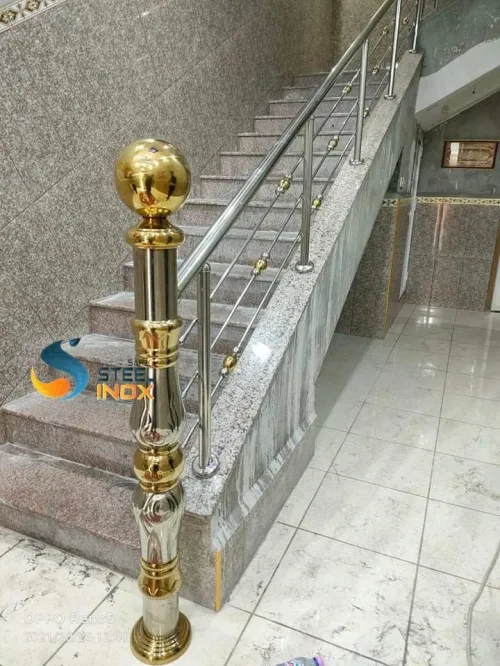 rampe d'escalier en inox