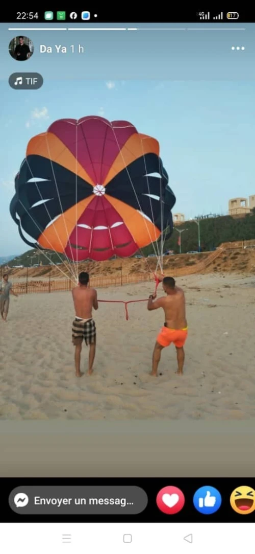 Parachute ascensionnel