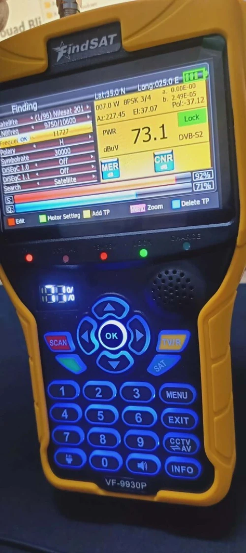Détecteur de Signal findsat vf-9930 max 9930 pro