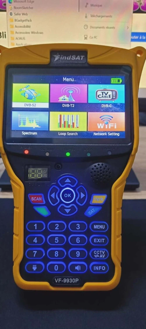 Détecteur de Signal findsat vf-9930 max 9930 pro