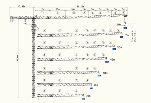 GRUE A TOUR DAHAN Neuve (10Tonnes) رافعة برجية