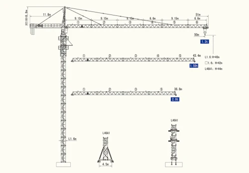GRUE A TOUR DAHAN Neuve (5 Tonnes) رافعة برجية
