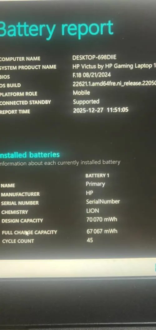 HP VICTUS 15 I7 13th