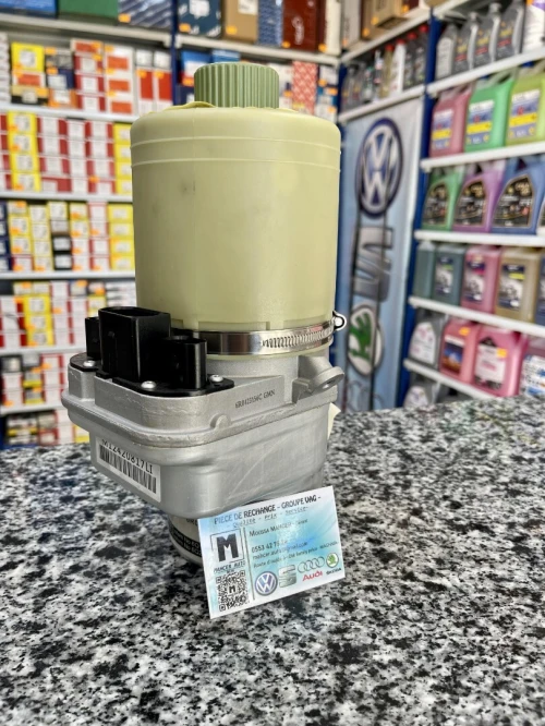 POMPE DIRECTION (POLO/IBIZA/FABIA) COMPRESSEUR ASSISTE (VW/SEAT/SKODA/AUDI)