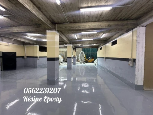 Dallage industriel et résine epoxy