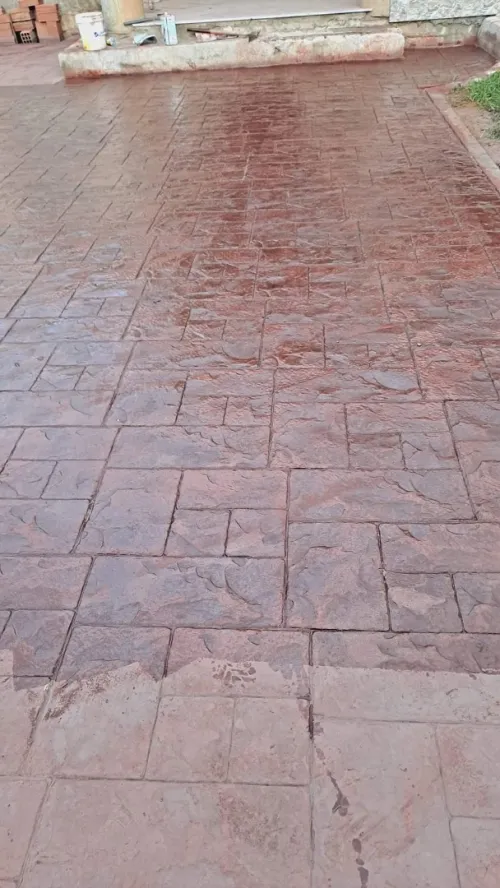 Béton imprimé décoratifs professionnel 