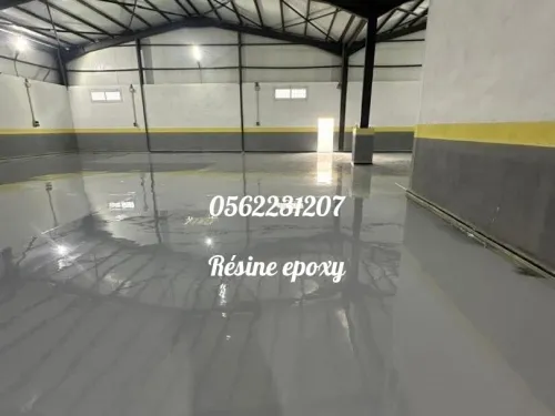 Dallage industriel et résine epoxy
