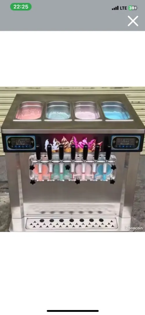Machine à glace 4parfums