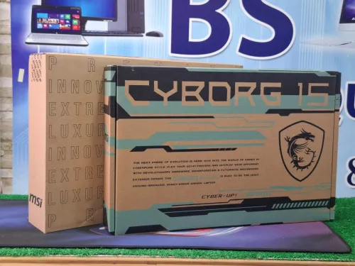 MSI cyborg 15 i5 13420H RAM 16GB 512SSD RTX 3050 6GB écran 15.6 144hz jamais utilisé sous emballage 