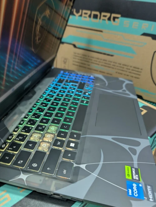 MSI CYBORG 15 I5 13420H 16GO RAM 512SSD 15.6 FHD 144HZ RTX 5050 08GO JAMAIS UTILISÉ