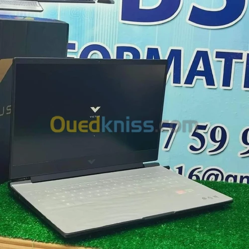 HP VICTUS 16 RYZEN 7 7-8845HS  16GO RAM DDR5 512GO SSD 16.1" FHD 144HZ RTX 4070 08GO JAMAIS UTILISE
