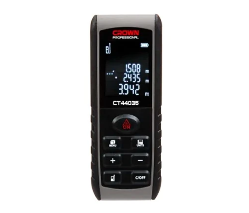 Télémètre laser 40m anti-choc CT44032  CROWN