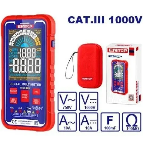 Multimètre numérique 1000v