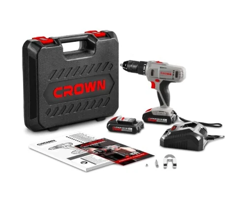 Visseuse perceuse sans fil 18V. 2 Batteries 1,5AH CT21056LM-1.5 BMC   CROWN