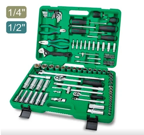 Caisse d'outils 97 pièces 1/4" et 1/2" DR. GCAI9701 TOPTUL