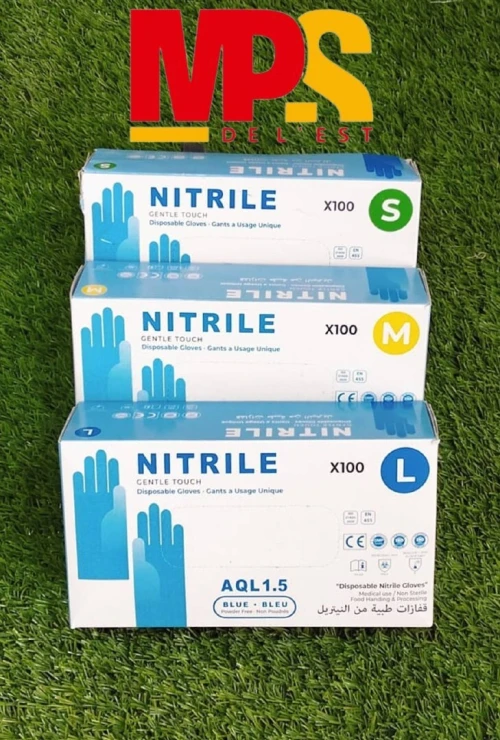  GANTS EXAM GLOVES LATEX & NITRILE (S M L)