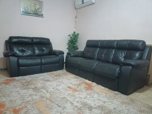 Salon cuir véritable