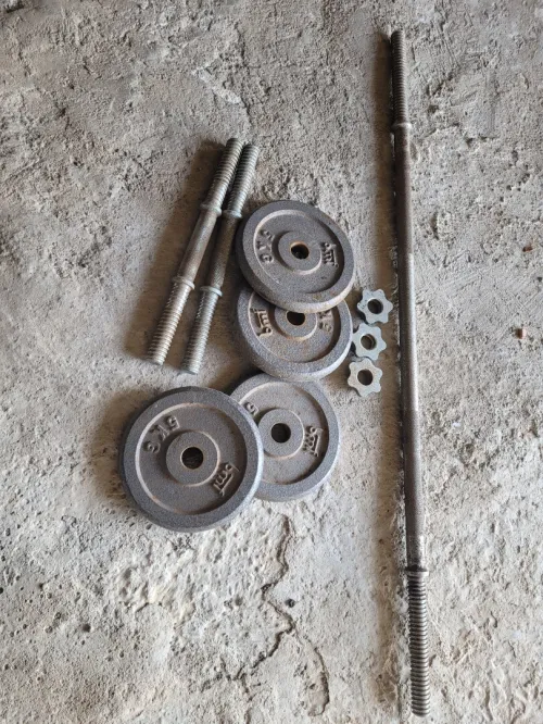 Disques haltères et barre