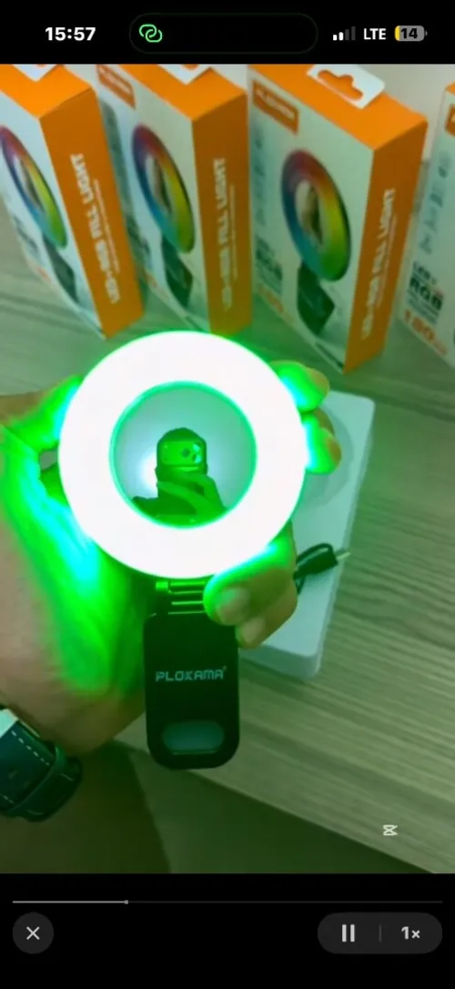 Ring light rgb+led