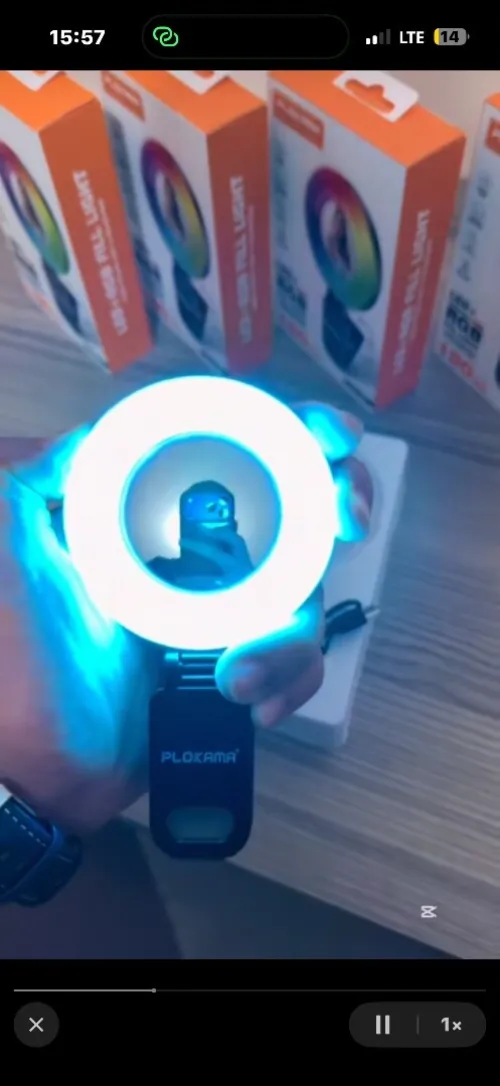 Ring light rgb+led