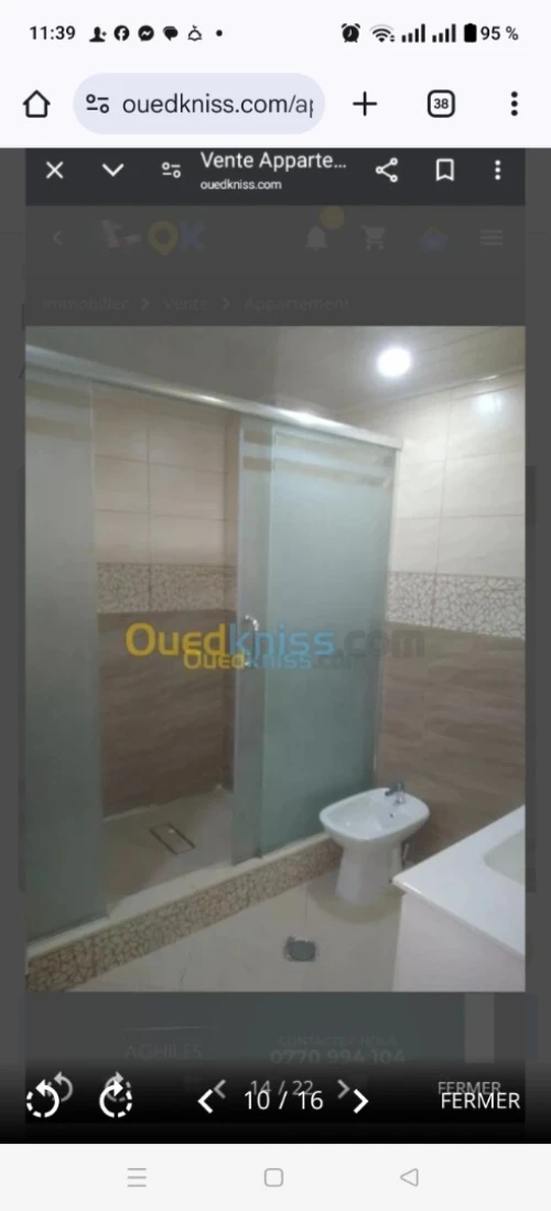 Vente Appartement F4 Alger Kouba