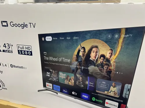 PROMO TV Condor 43 pouces Google tv + Bluetooth + démo intégré 35500 da