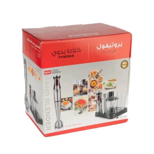 Coffret bras mixeur 1200 wattz 4en1 PROTEFAL 8900 da. Garantie 2 ans