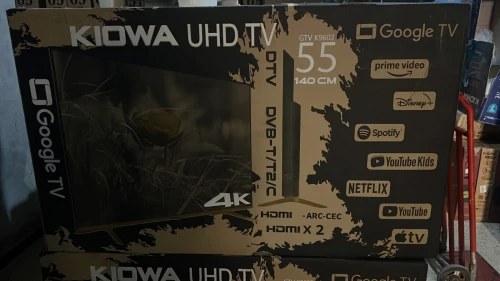 TV KIOWA 55 pouces 4k smart android Google tv 65000 da