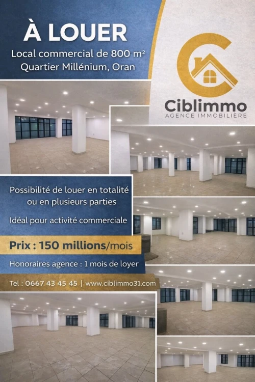 Location Local Oran Bir el djir