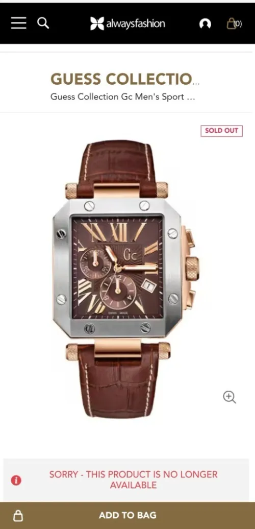Montre original made in suisse Gc50001g