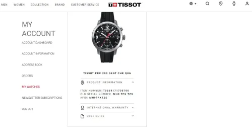 Montre TISSOT PRC 200 Original, Neuf 
