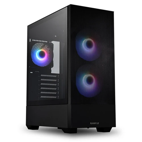 BOITIER LIAN LI 205 MESHC MIDI TOWER RGB BLACK-WHITE